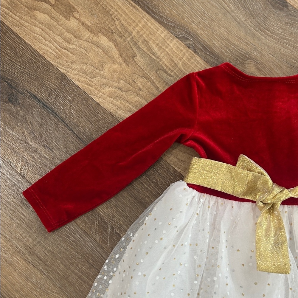 Bonnie Jean toddler/girl Christmas Winter dress. Size 18M
Red gold and silver - Picture 11 of 13